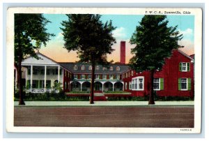 c1920s YWCA View from Road Zanesville, Ohio OH Antique Unposted Postcard 