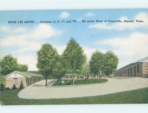 Linen MOTEL SCENE Martel - Near Lenoir & Farragut & Knoxville TN AD9885