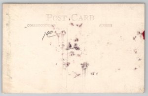 Thomaston ME c1910 RPPC Monk Humphrey Hatch House Door Razed 1939 Postcard S24