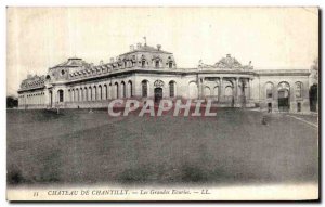 Old Postcard Chateau de Chantilly Grand Stables