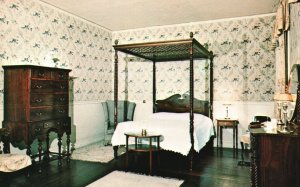 Vintage Postcard Historic Hildene Taft Guest Bedroom Manchester Vermont VT