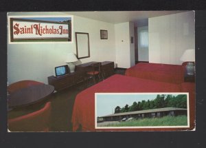 PEI NORTH RUSTICO Saint Nicholas Inn, Santa's Wildlife Park pm1975 ~ Chrome