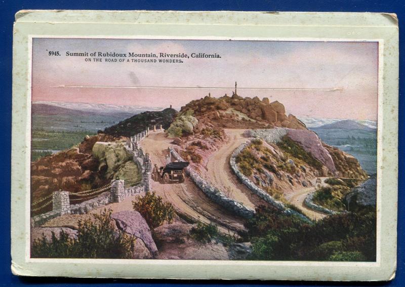 Mission Inn Riverside California ca souvenir postcard folder foldout 1910s