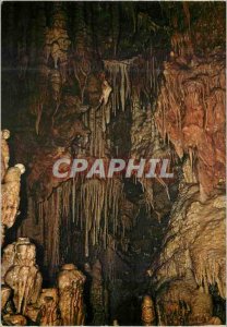 Postcard Modern Dyros Glyfada Cave Dry Place the Palace of Pluto Stalagmites ...
