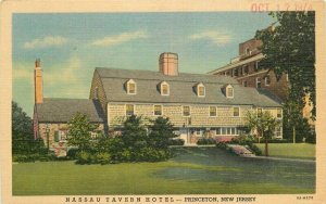 Princeton New Jersey Nassau Tavern 1940s Teich Roadside Postcard 21-13860