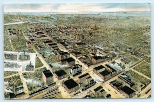 WICHITA, Kansas KS ~ *Repro* AERIAL VIEW as seen in 1900  4x6  Modern Postcard