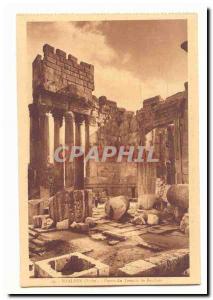 Baalbek Syria Postcard Old Parvis Temple of Bacchus