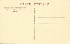 French West Africa, Native Girl Facial Scarification (1920s) Mission Postcard II