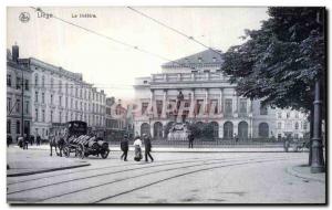 Old Postcard Liege The theater