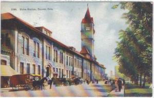 Colorado - Denver - Union Station - Horse Drawn Wagons