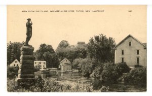 NH - Tilton. Winnipesaukee River, View from The Island