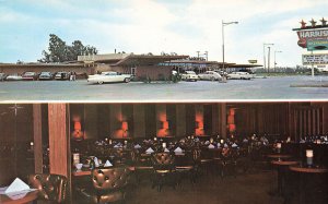 Anaheim CA Harris Restaurant Across From Disneyland Postcard