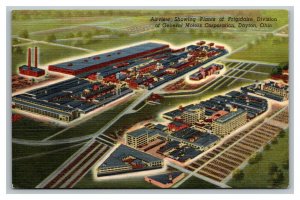 Vintage 1930's Postcard Aerial View Frigidaire Plant Division of GM Dayton Ohio