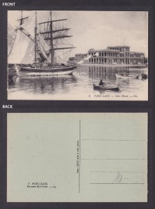 Vintage postcard EGYPT Port Said Navy House