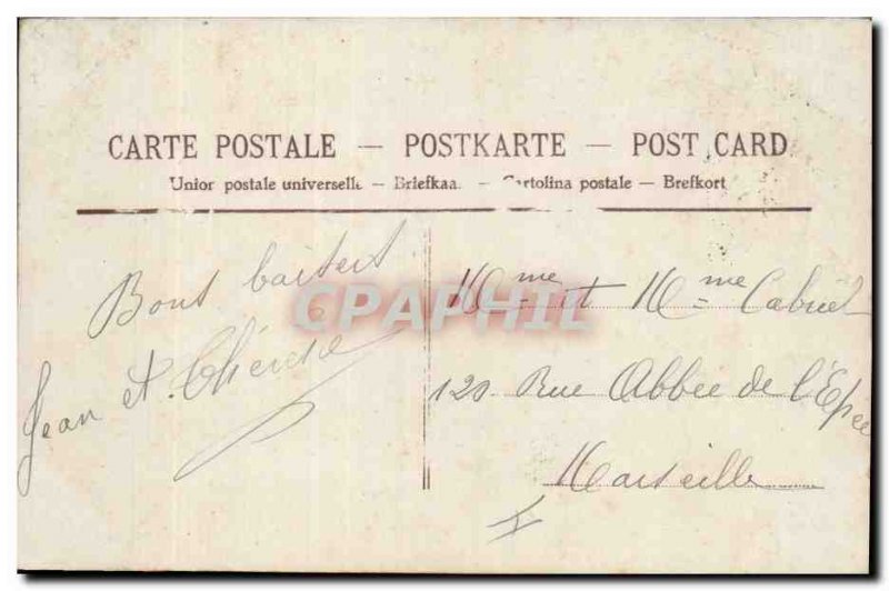 Old Postcard Fantasy Children Doll Merry Christmas