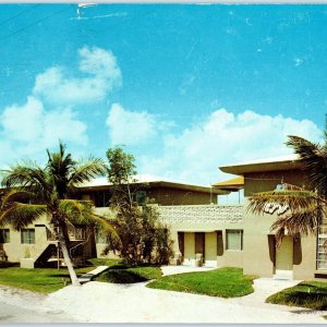 Jumbo c1960s Miami Beach, FL Edgewater Manor Advertising Postcard Oversized 1U