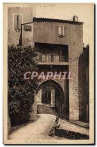 Old Postcard Forcalquier The door of the Cordeliers