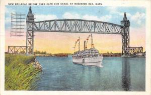 masschusetts  Buzzards Bay  New Railroad Bridge over Cape Cod Canal
