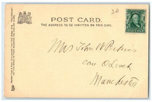 1906 Baltimore MD, Post Office Building Street View Tuck's Antique Postcard