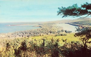 View of Copper Harbor, Michigan Postcard