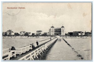 1911 North Sea Resort of Duhnen Cuxhaven City Lower Saxony Germany Postcard