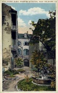 Old Courtyard, French Quarter - New Orleans, Louisiana LA