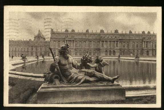 Paris - Fountain In Versailles Park - Used 1937 - Some Wear