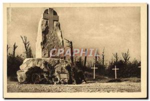Old Postcard Monument Pupil Of Wood Caures to the memory of Colonel Driant Army