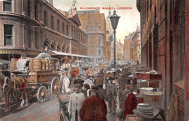 Billingsgate Market London United Kingdom, Great Britain, England Unused 