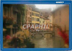 Modern Postcard Annecy Haute Savoie The Old neighborhoods and Thiou