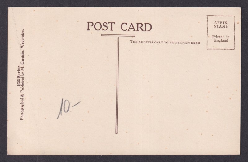 Vintage Postcard United Kingdom Weybridge