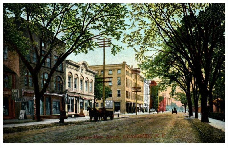 New York  Herkimer  Anna Held Cigar Store , Main Street View