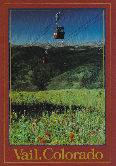 Colorado Vail High Speed Gondola Ski Lift