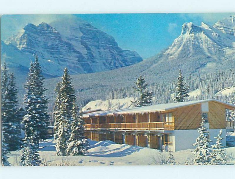 Pre-1980 PIPESTONE LODGE MOTEL Lake Louise Alberta AB B7039