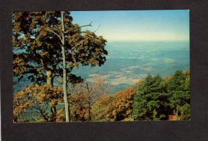 VA Blue Ridge Parkway Skyline Drive Charlottesville Virginia Postcard