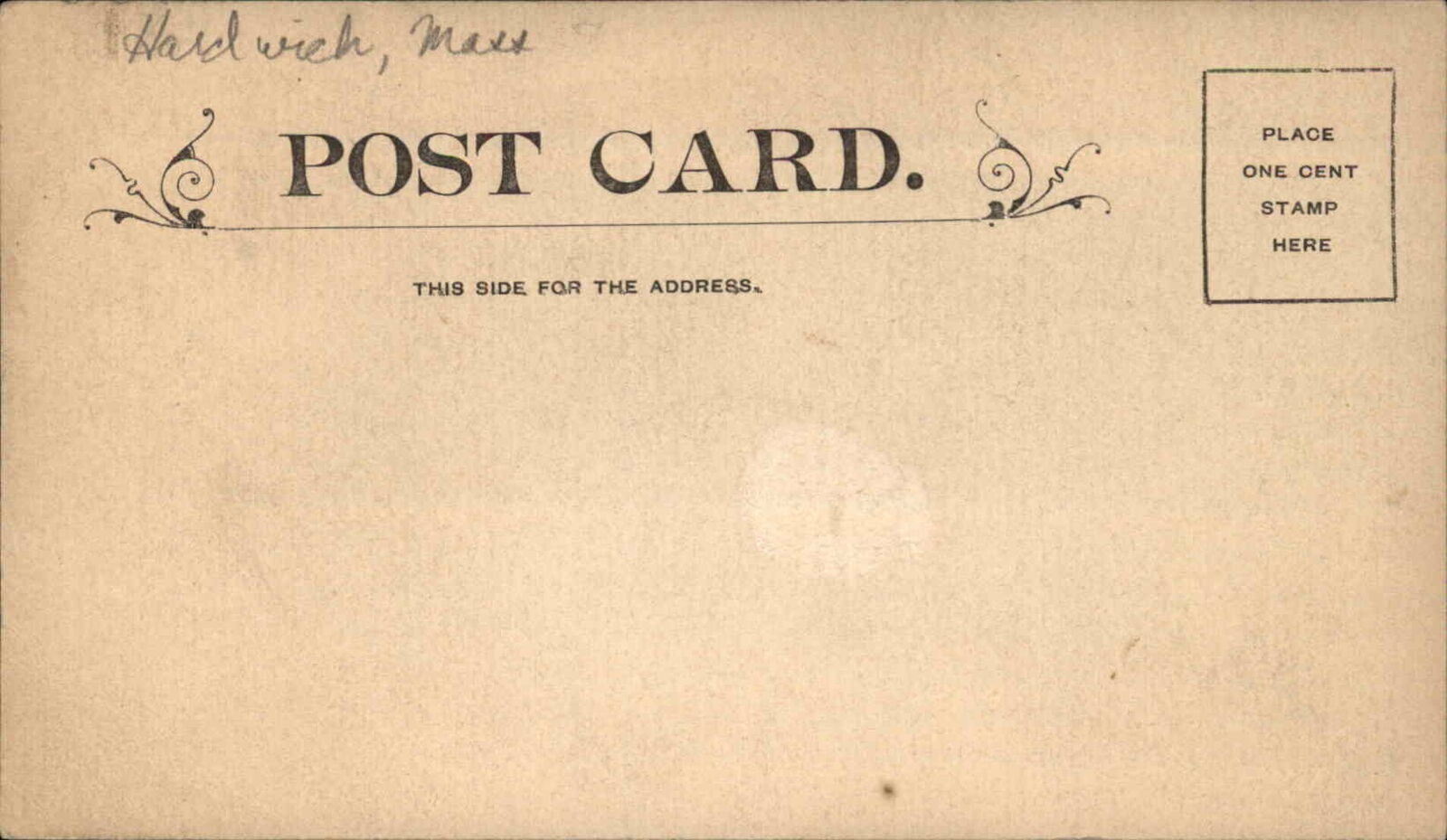 Hardwick Massachusetts MA Town Hall School c1905 Real Photo Postcard