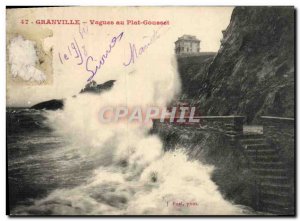 Old Postcard Granville Waves at Gusset Plate