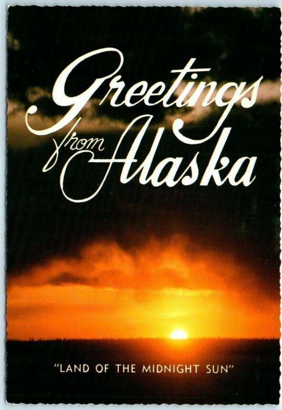 Postcard - Greetings from Alaska 