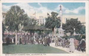 Florida Jacksonville Band Concert Hemming Park