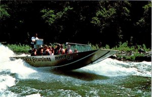 Grants Pass, OR Oregon  HELLGATE EXCURSIONS Jetboat Rides  ADVERTISING  Postcard