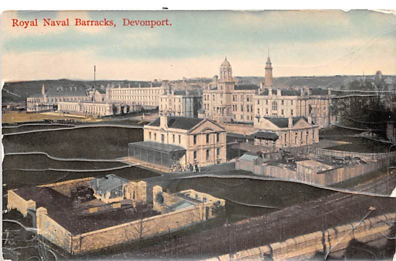 Royal Naval Barracks Devonport United Kingdom, Great Britain, England Unused 