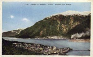Juneau and Douglas showing Bridge - Misc, Alaska AK