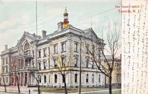 TRENTON NEW JERSEY~STATE CAPITOL-LOT OF 2 POSTCARDS 1900s PMK