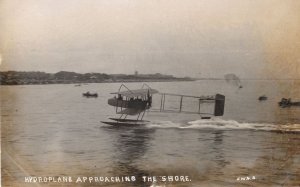 Hydroplane Approaching The Shore Portsmouth Hampshire Old RPC Postcard