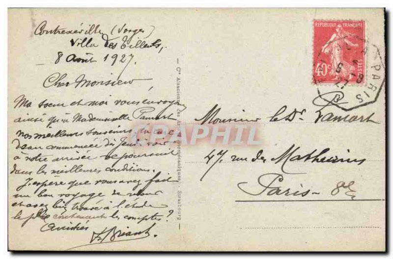 Old Postcard Contrexeville Galleries Pavilion