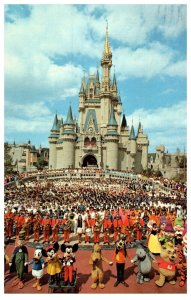 Cinderella Castle Walt Disney World Florida Postcard Posted 1977