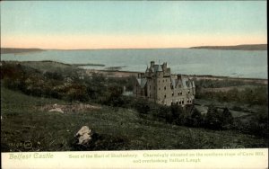 Belfast Ireland Belfast Castle Seat of Earl of Shaftesbury c1910 Vintage PC