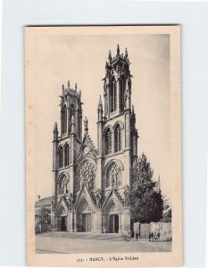 Postcard Saint Leon Church of Nancy France Europe
