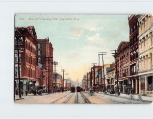 Postcard Court Street Looking West, Binghamton, New York