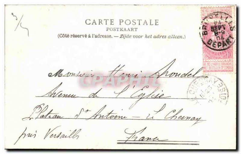 Old Postcard Brussels La Maison du Roi